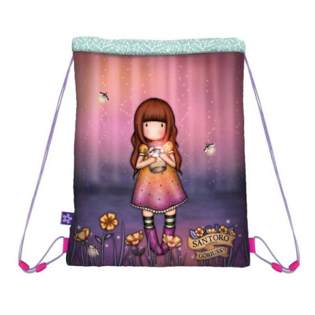 SACCA GYM drawstring bag FIREFLY DAWN santoro GORJUSS