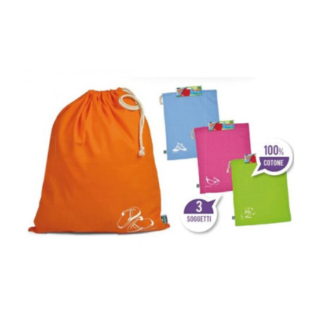 Sacca sport multiuso basic pastel 34x43cm