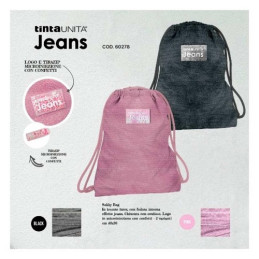 Sacca TU JEANS TINTAUNITA glitter