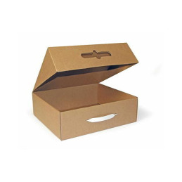 Scatola archivio con coperchio con maniglia