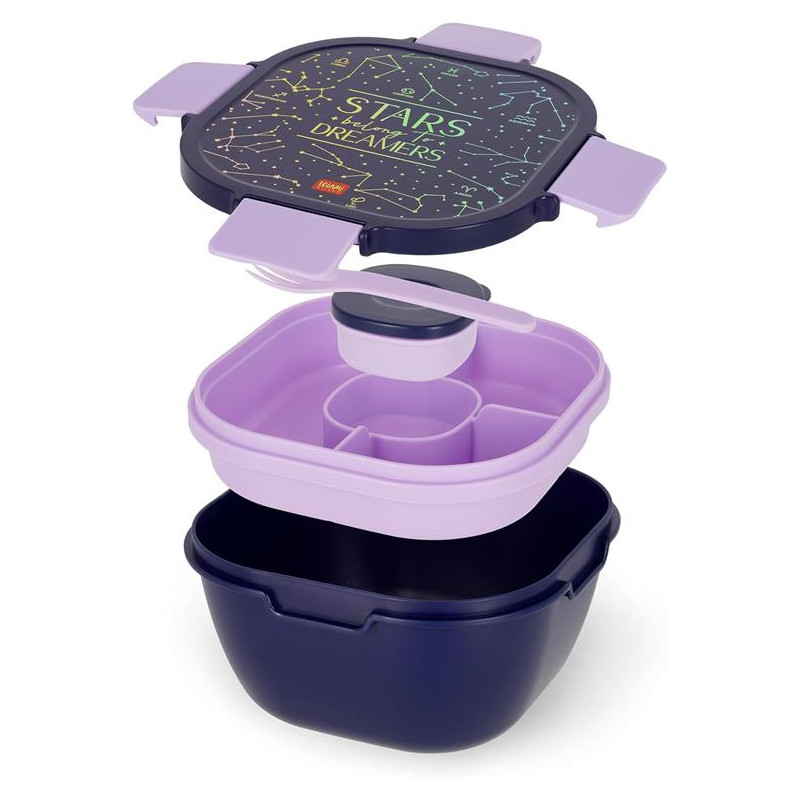 Scatola Pranzo 1700 Ml - Stelle Legami