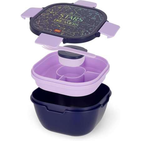 Scatola Pranzo 1700 Ml - Stelle Legami