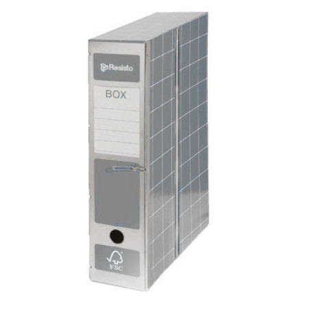 Scatola resisto apertura parziale grigio