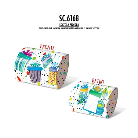 Scatole compleanno 6pz