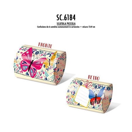 Scatole compleanno femminile 6pz