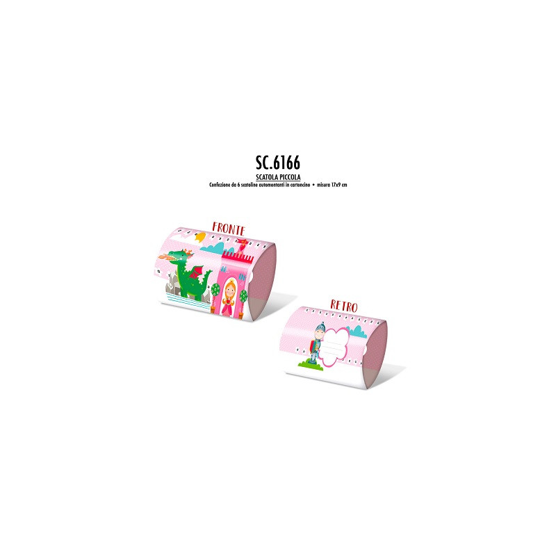 Scatole principesse 6pz