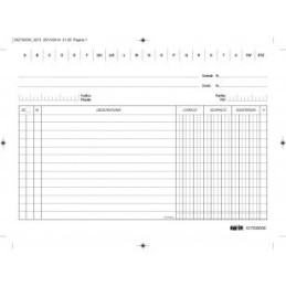 Schede carico/scarico/esistenza 21b x 15h 100pz
