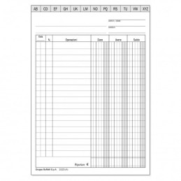 Schede D/A/S 12b.x17h. 100pz