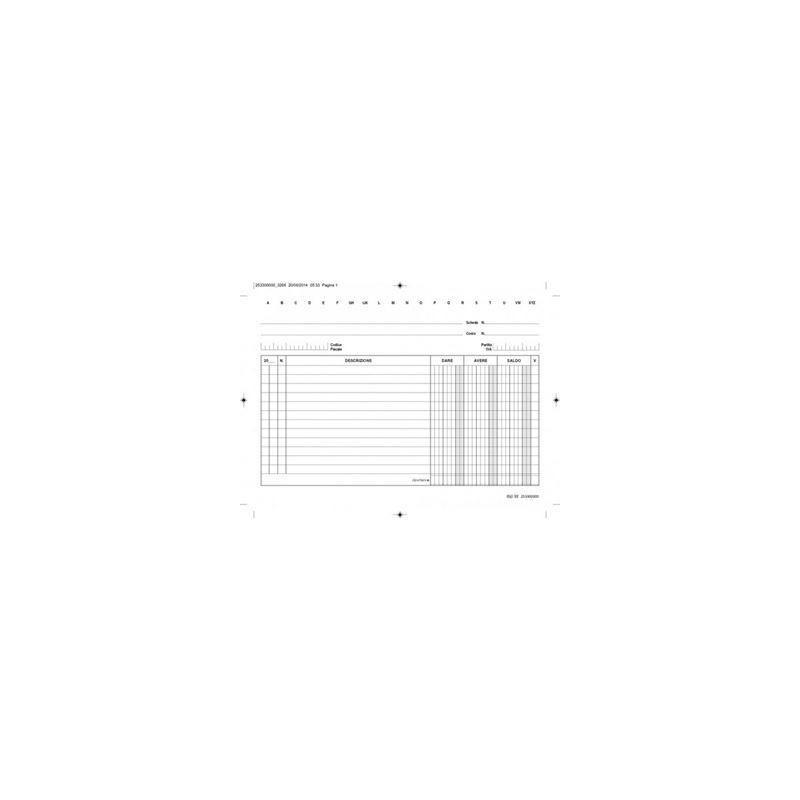 Schede D/A/S 21b.x15h 100pz