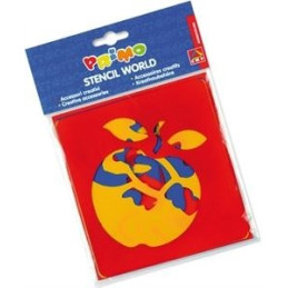 Set 6 stencil frutta