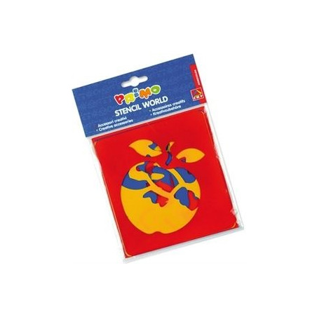 Set 6 stencil frutta