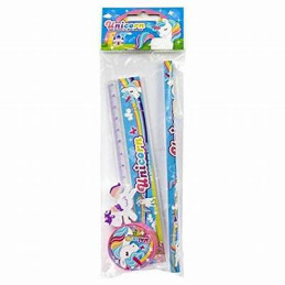 Set cancelleria Unicorno 4pz