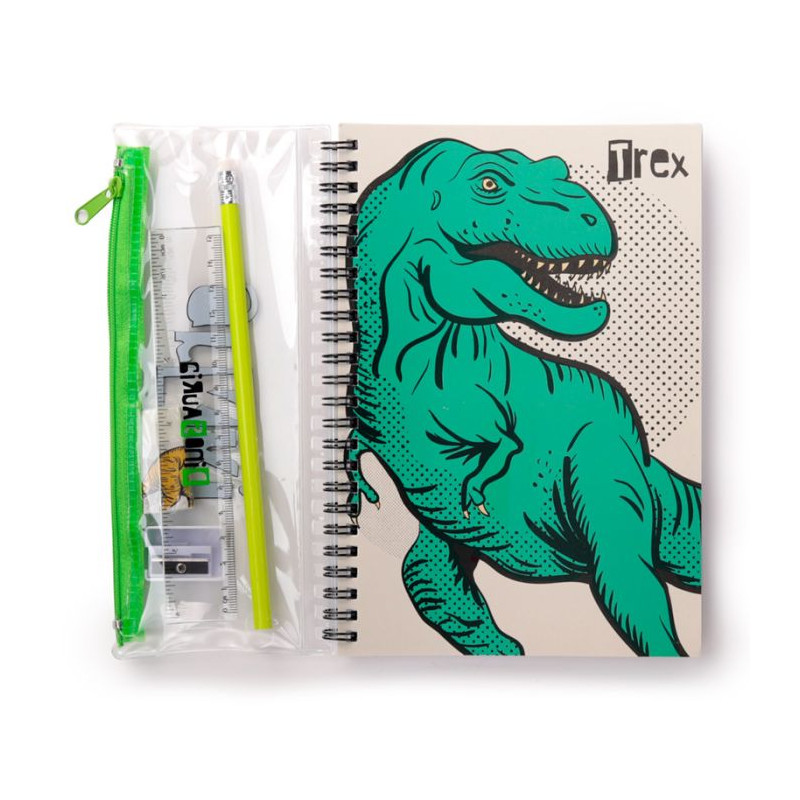 Set cartoleria Dinosauri