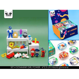 Set gommine spazio 4pz