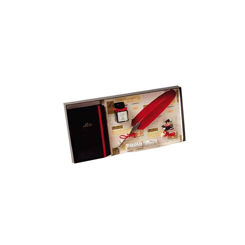 Set Laurea con piuma Kaligrafica