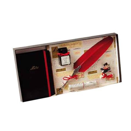 Set Laurea con piuma Kaligrafica