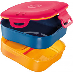 Set pappa lunch box 3 in 1 rosa Maped
