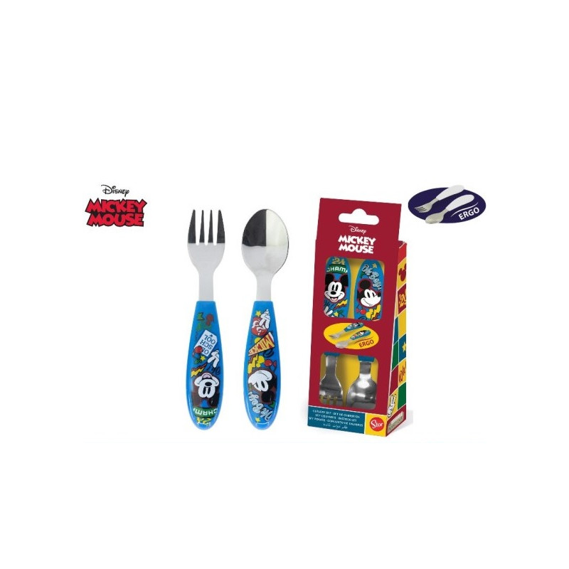 set posate in ferro Mickey