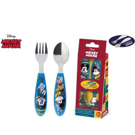 set posate in ferro Mickey