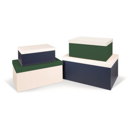 Set Scatola da regalo bicolore 4pz