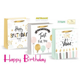 Shopper happy birthday 26x32x12