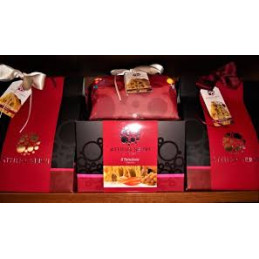 Shopper Natale fondo largo per Panettone