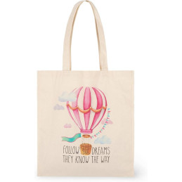 Shopping bag cotton -Air balloon Legami