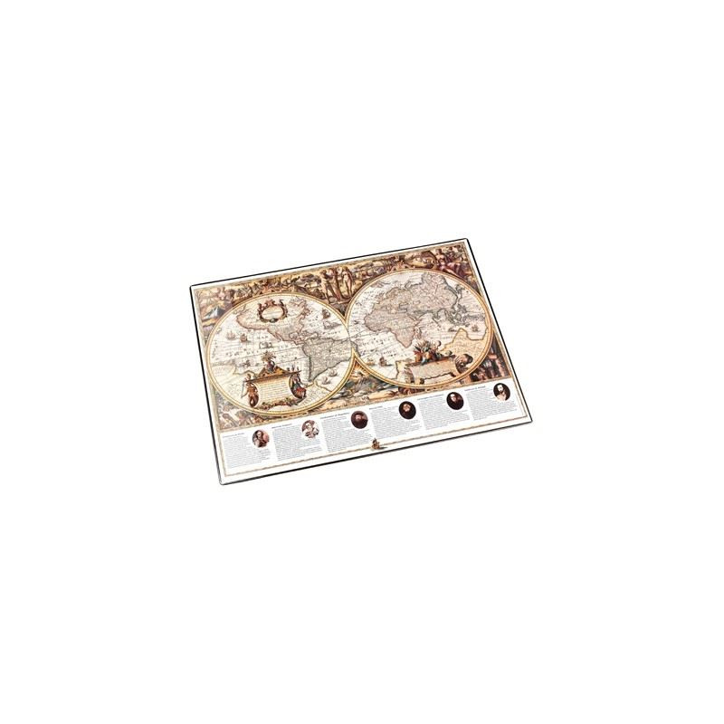 Sottomano planisfero antico 48x32