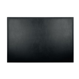 Sottomano singolo in ecopelle nero niji