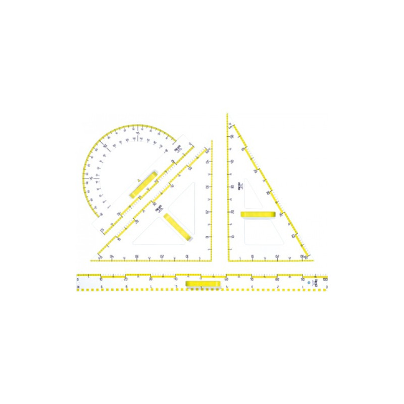 Squadra per lavagna 60x45°