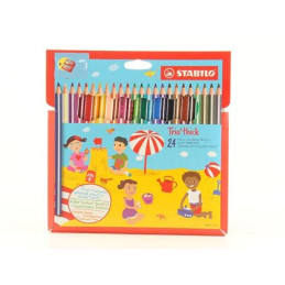 Stabilo Trio Thick Pastelli triangolari ergonomici a 24pz