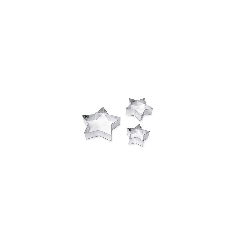 Stampini / formine in acciaio Natalizie 3pz