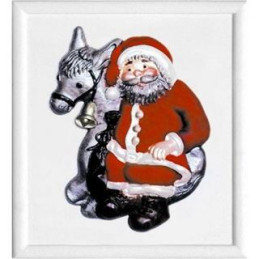 Stampo forme Babbo Natale + asino 21x23