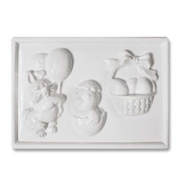 Stampo forme pasqua 3pz