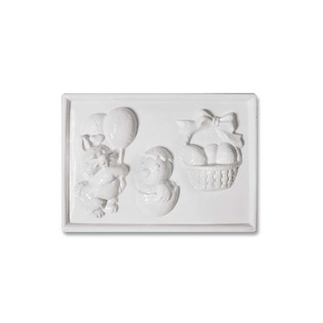 Stampo forme pasqua 3pz