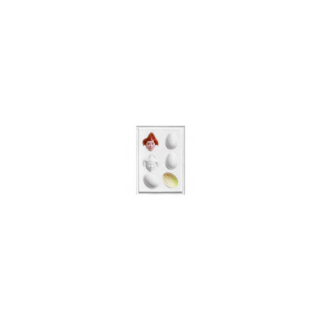 Stampo forme pasqua uova + maschere 3pz