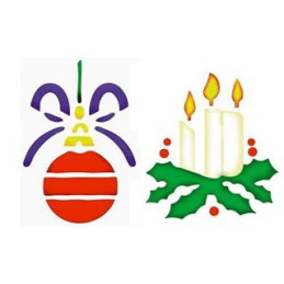 Stencil pallina/candela 2pz