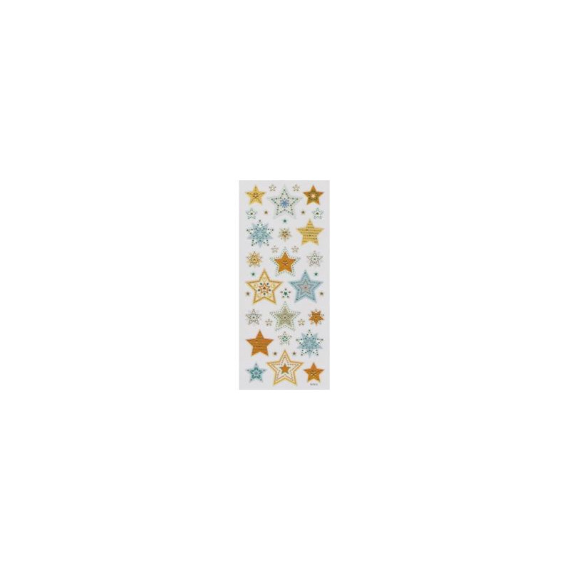Stickers adesivi con brillantini Stelle