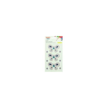 Stickers adesivi strass farfalle