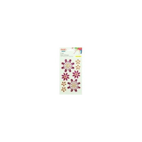 Stickers adesivi strass fiori