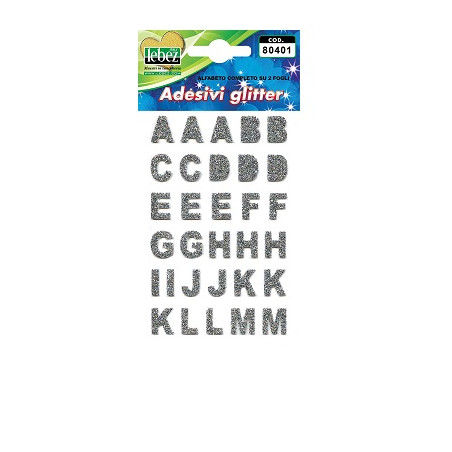 Stickers Lettere oro / argento 2fg