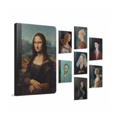 Taccuino Faces A6 a righi 560fg