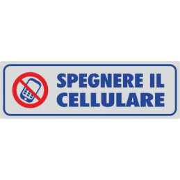 Targhette adesive spegnere il cellulare