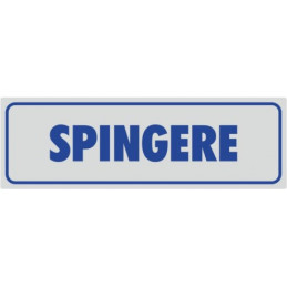 Targhette adesive spingere