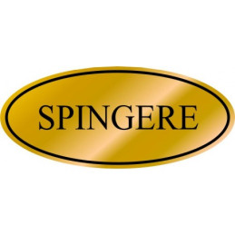 Targhette adesive resinate oro  spingere