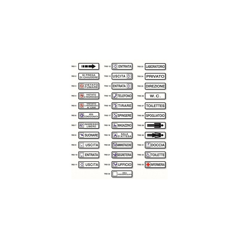 Targhette adesive SUONARE