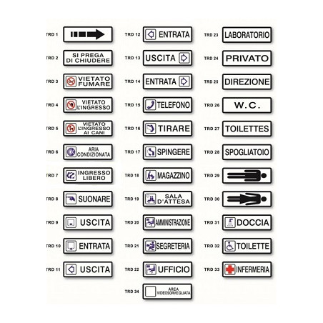 Targhette adesive SUONARE