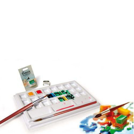 Tavolozza plastica cm 15x22.5