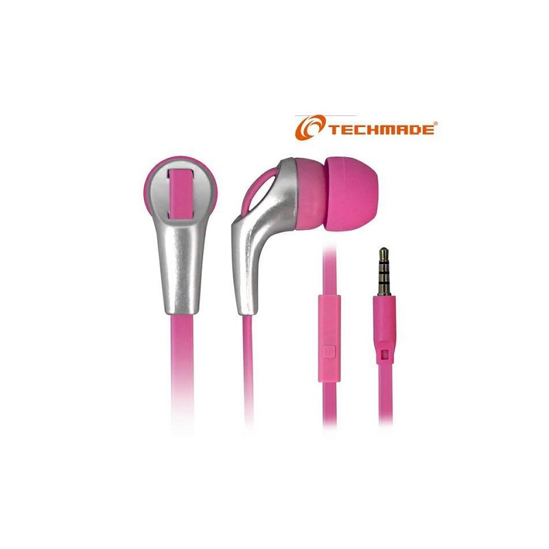 TECHMADE AURICOLARI ROSA