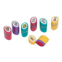 Timbri autoinchiastri in plastica 8 soggetti